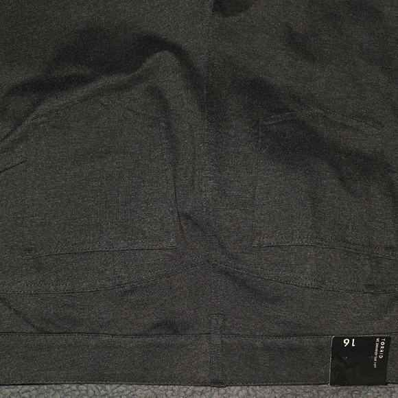 Torrid Size 16 Charcoal Tailored Trouser Stretchy Skinny Pants Elastic Waistband - Picture 8 of 11